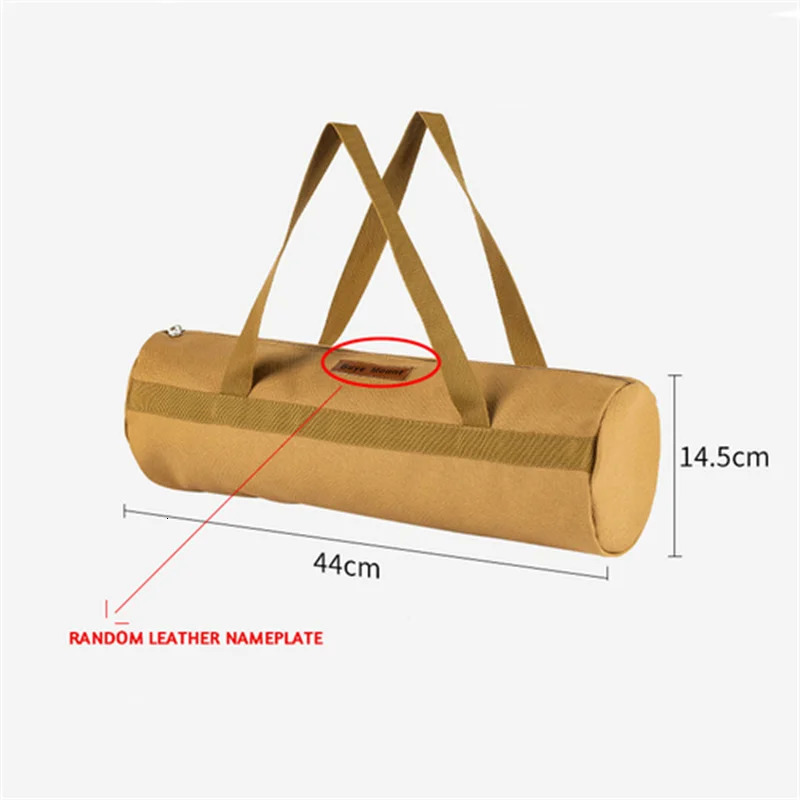 Camping Accessory Storage Bag Double Layer Thickened Cylinder Tent Stake Outdoor Peg Ropes Organiser Portable Gear 250118
