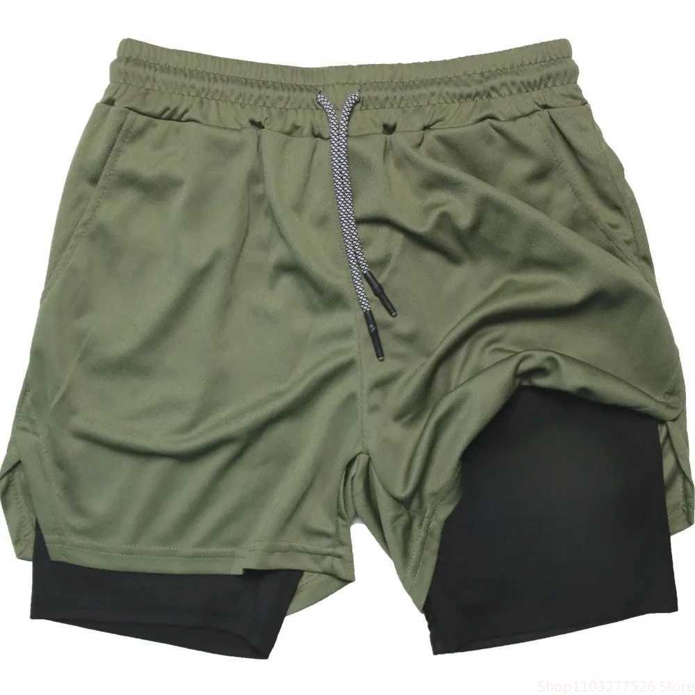 Mens Two-in-one Multifunctional Shorts Summer Quick-drying Casual Breathable Sports Pant Boxing Jiu-jitsu Training Shorts M-3XL W250215