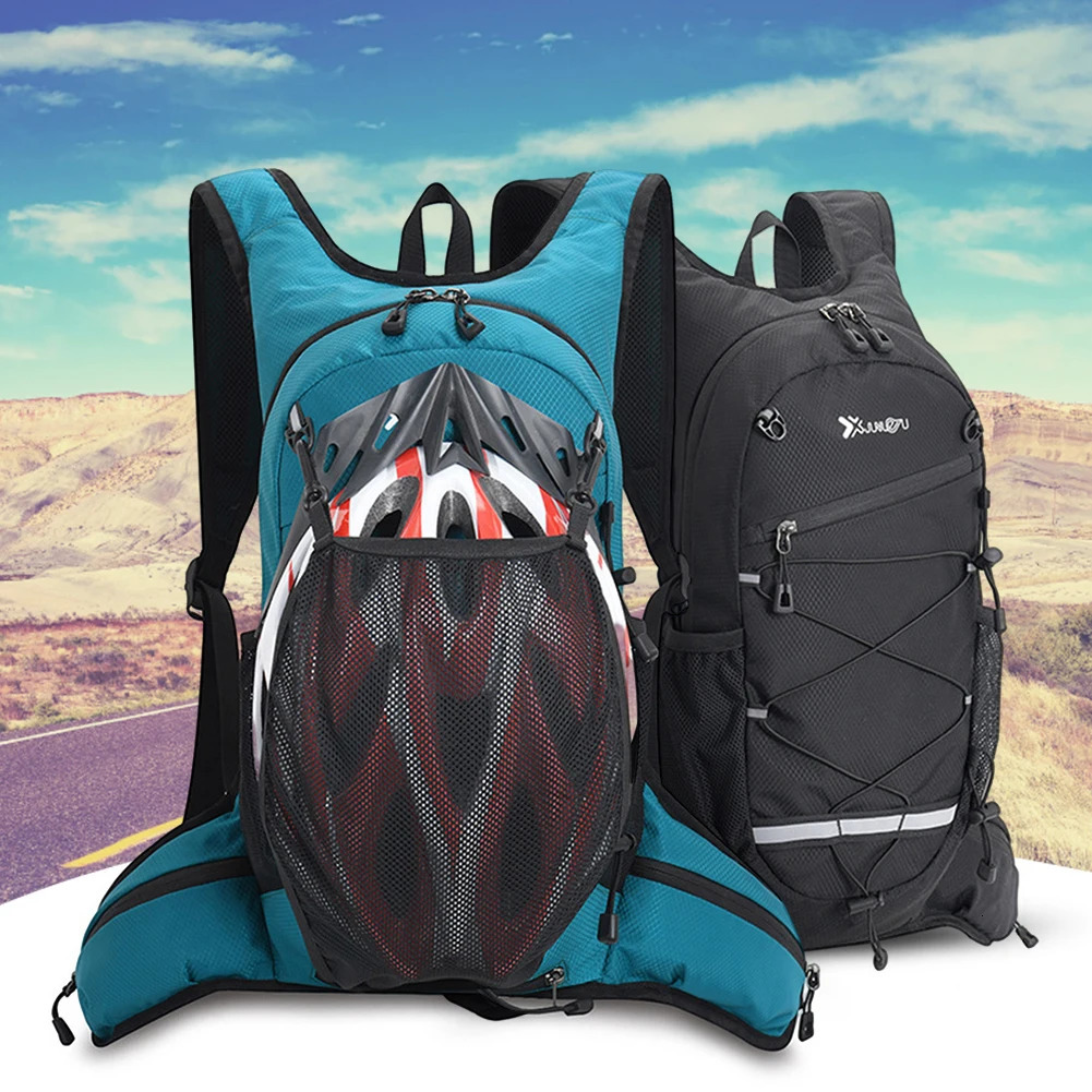 Outdoor Cycling Portable Waterproof Bicycle Bags Outdoor Sports Climbing Hiking Pouch MTB Bike Hydration Backpack 250214