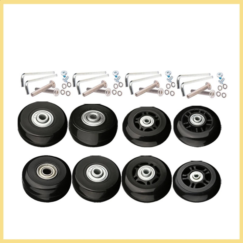 Suitcase Screw Replacement Wheels for Travel Suitcase Wheel Axle Repair Kit 40/45/50/60/70/80/90/100/110/120mm Silent Casters 250214