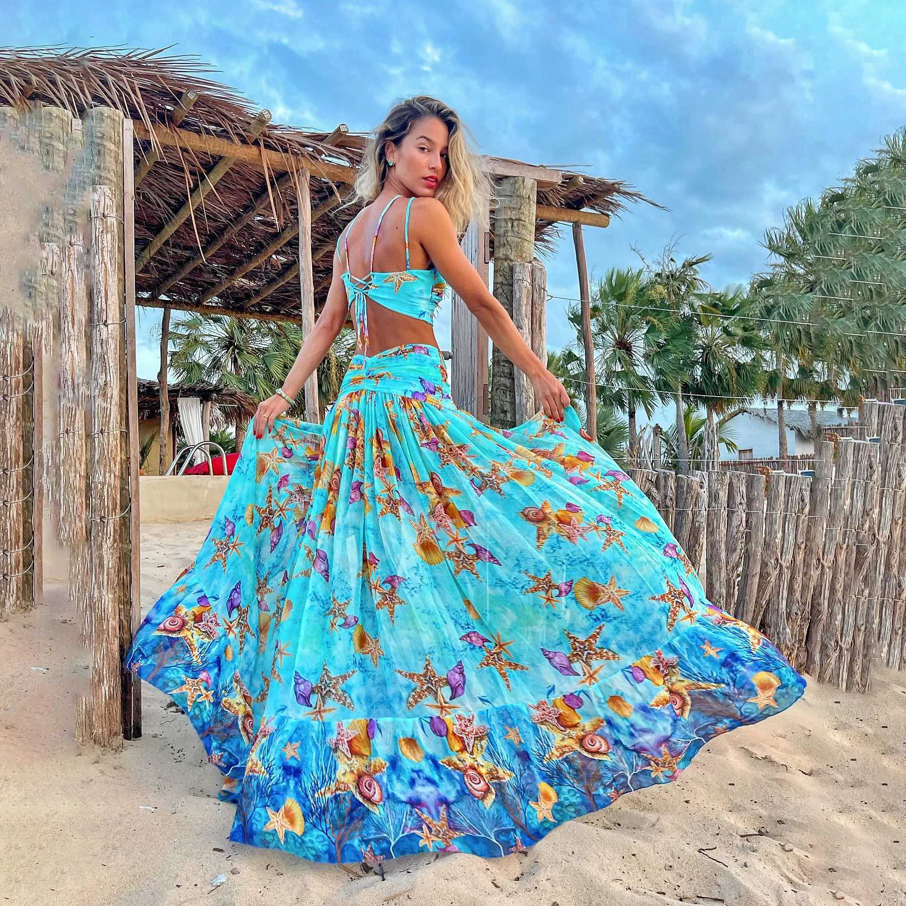 Halter bikini V-neck swimsuit with Skirt high waisted swimsuit suitable for women Brazilian bikini 3 photos summer womens swimsuitW250214