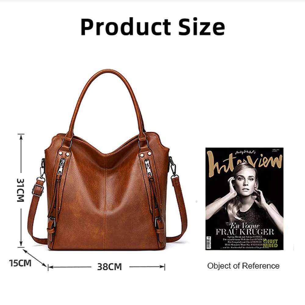 Women Tote Bag Large Capacity Handbag Mini Purse Set PU Leather Fashion Hobo Bags with Adjustable Shoulder Strap