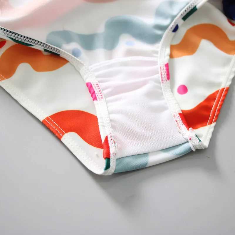 Childrens Swimsuit Girls One-Piece Sun Protection Girls Cute Swimsuit Korean Childrens 1-3 Year Old Baby SwimsuitXJ250214