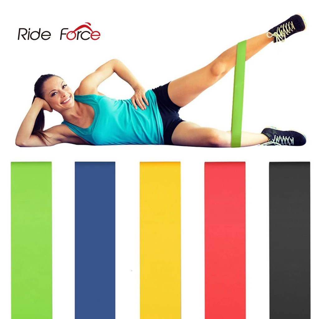 Ride Force Gym Fitness Gum Resistance Bands for Yoga Stretch Pull Up Assist Rubber Crossfit Exercise Training Workout Equipment 250213