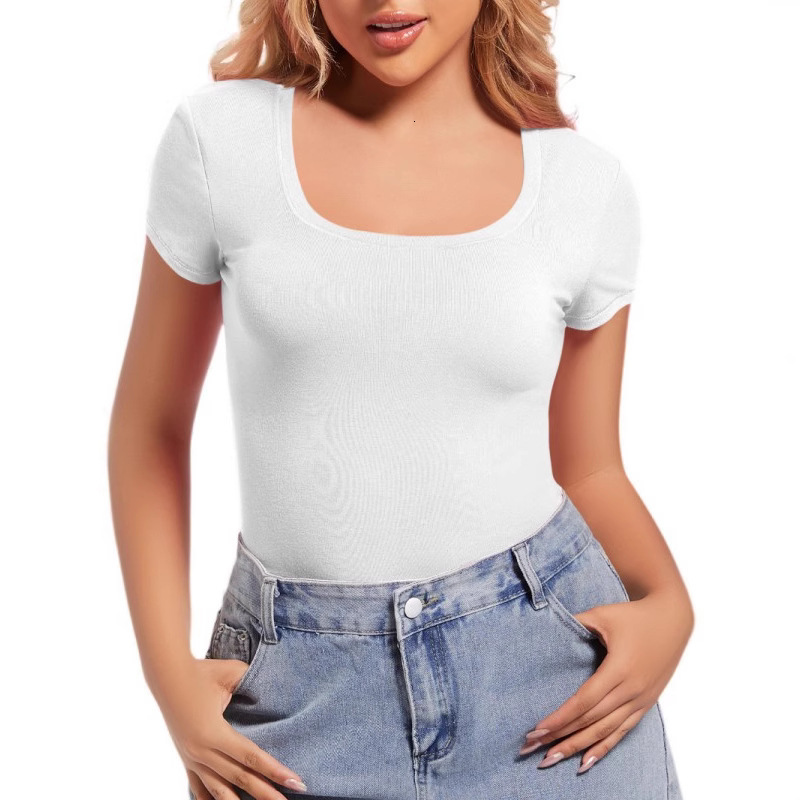 Designer Fashion Trend High-quality Pure Cotton Fashion Plus Size Slim Fit Short Sleeved T-shirt Top