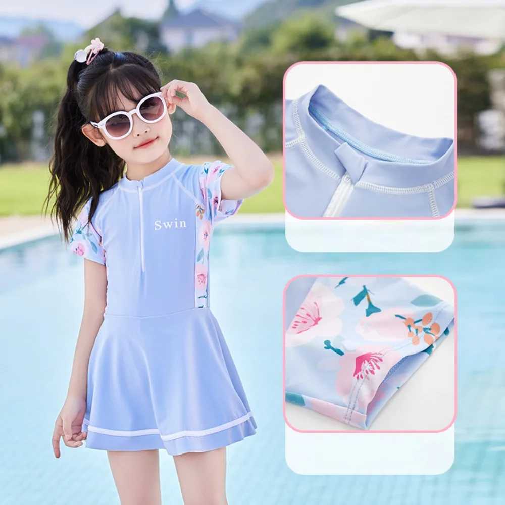 New Childrens Swimsuit Summer New Girl Casual Wading Sports Swimsuit Swim Skirt Student Swimming EquipmentXJ250214