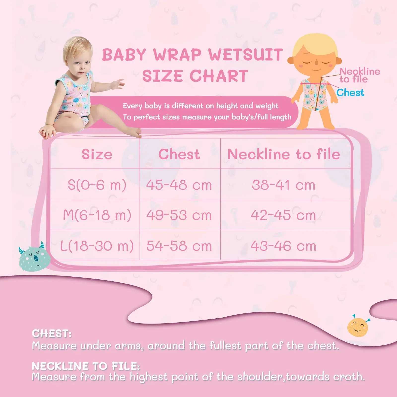 Infant Toddler 2MM Neoprene Vest Adjustable Magic Tape Front Chest Crotch UPF50+ Sun Protection Cold Proof Warm Swimming WetsuitXJ250214