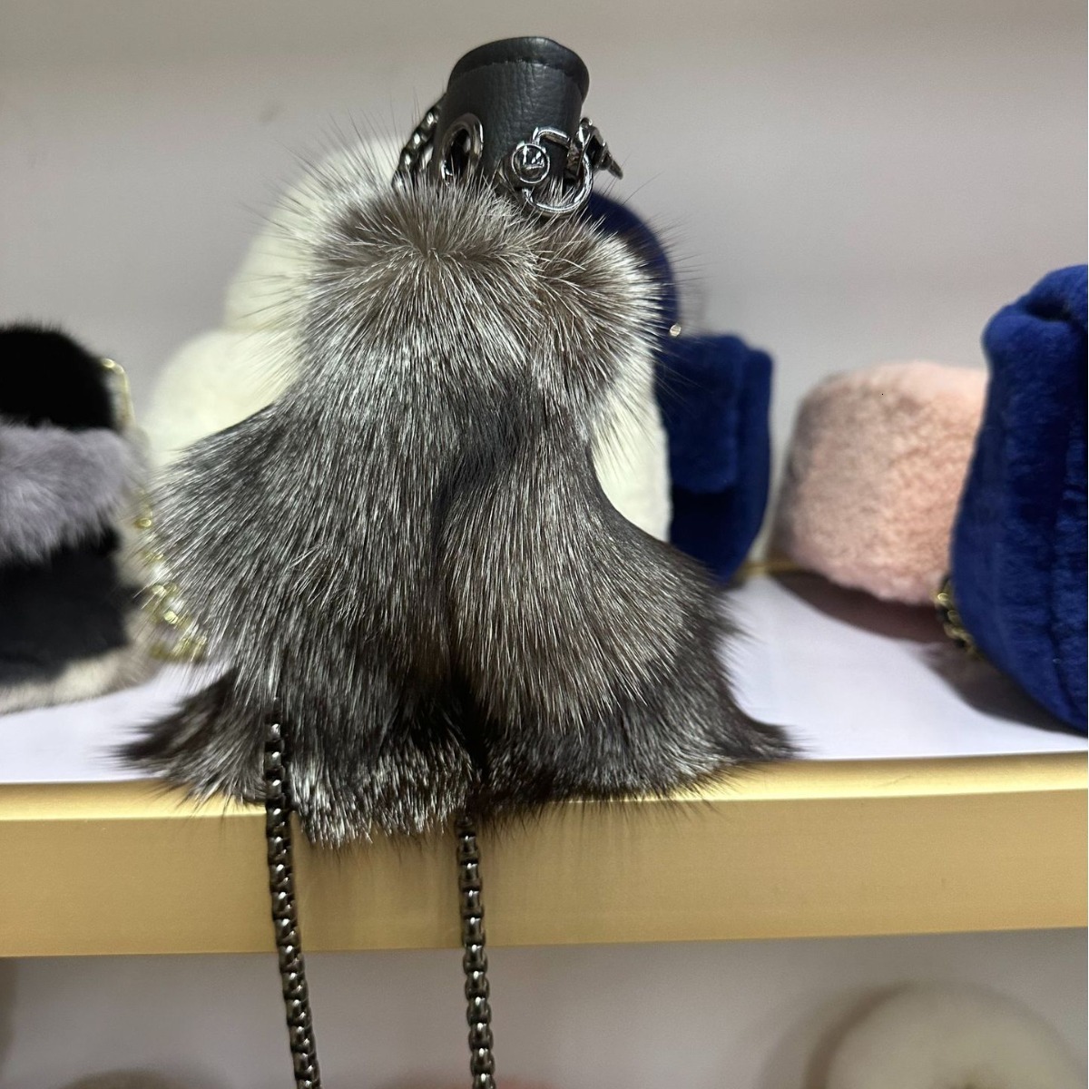 Autumn Winter Fur Tote Bags for Women Designer Handbag Warm Plush Shoulder Bag Shopper 2025 New Clutch Lady
