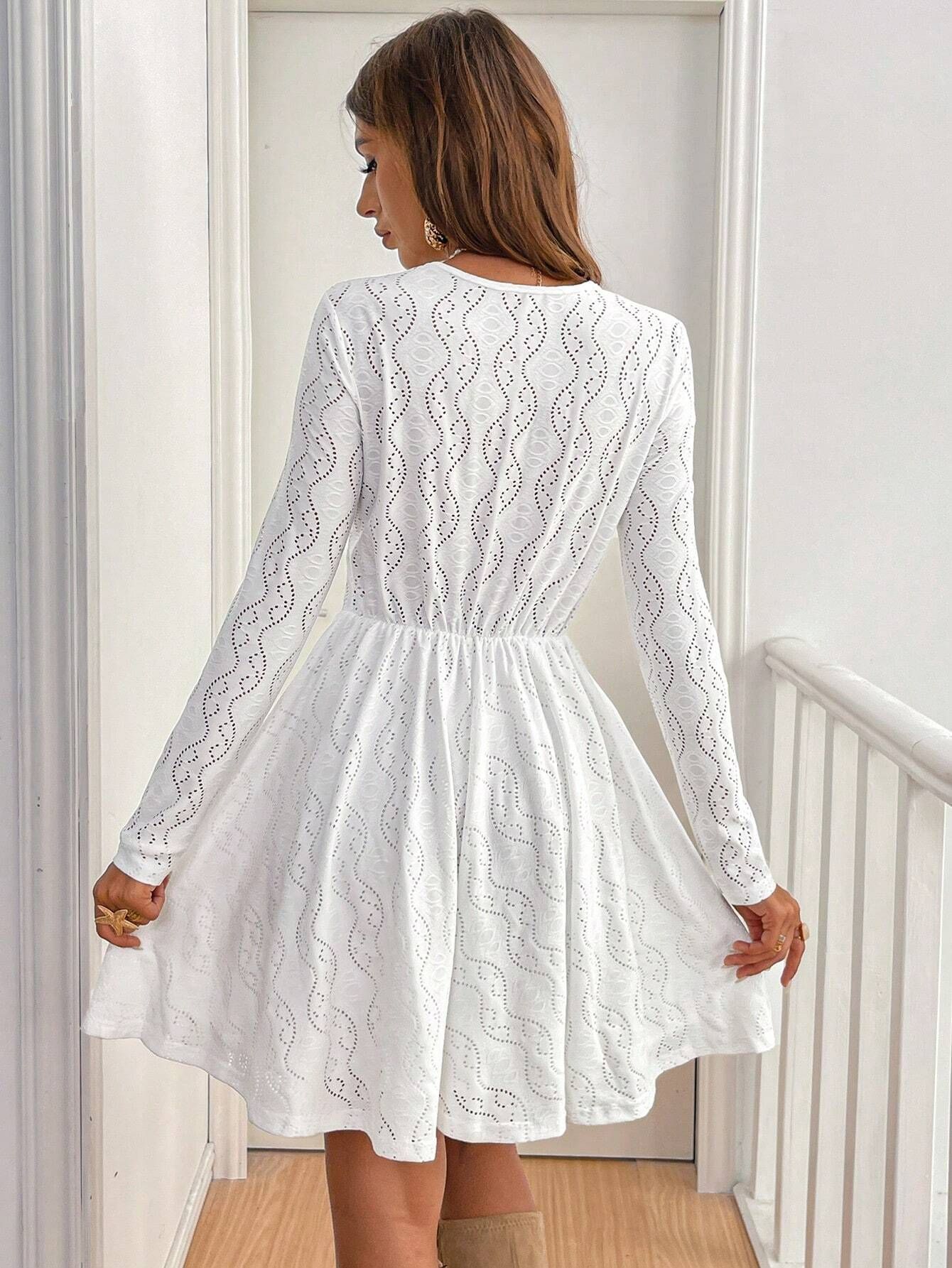D26042 Solid color loose patchwork mini holiday dress seaside sundress