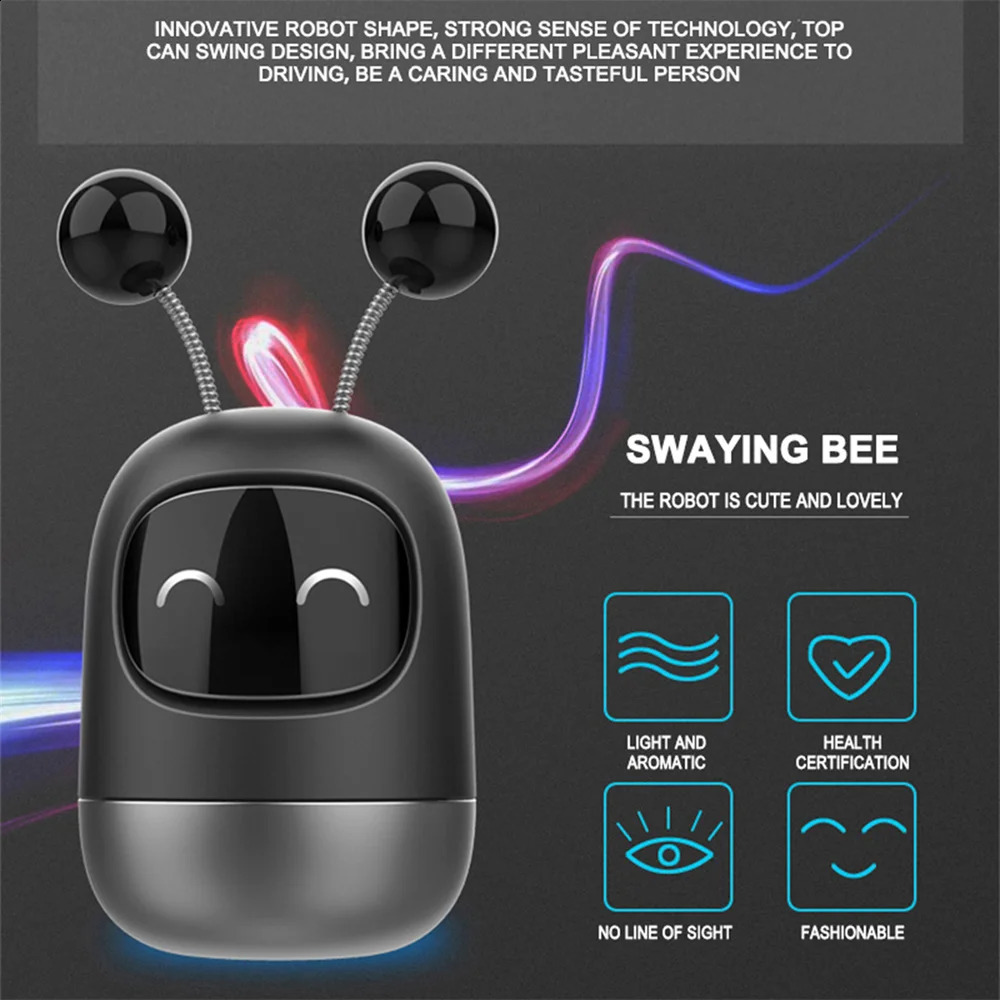 Send 3 Paste Car Aroma Car Inside Air Vent Clips Robot Decorative Ornaments Solid Fragrance Paste Air Freshener 250214
