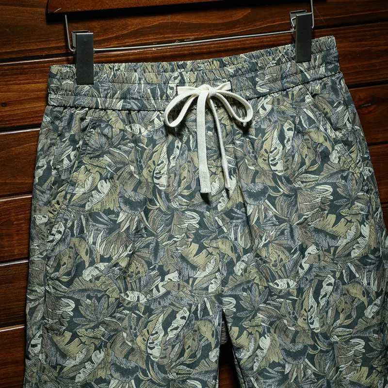 Summer Beach Shorts Men2024New Fashionable Color Pattern Loose Breathable Pants Outdoor Trendy Cropped Pants W250215