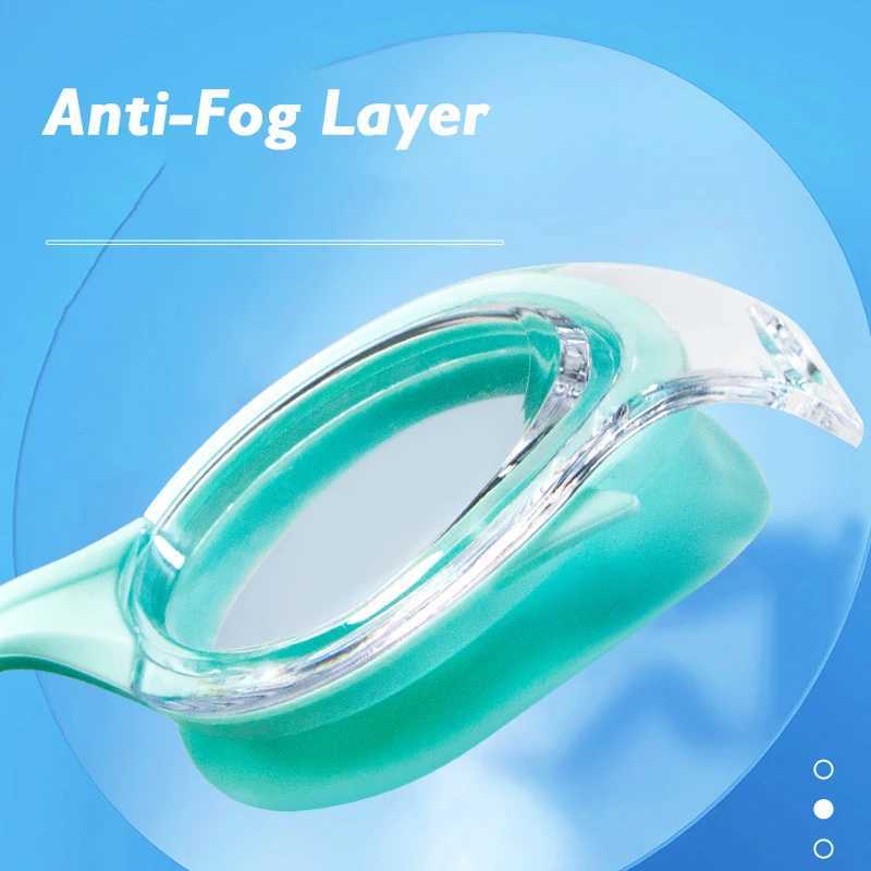 Universal Waterproof Anti-Fog Swimming Goggles Children HD Clear Lens Swim Eyewear Boys Girls Water Sport Glasses Z250215