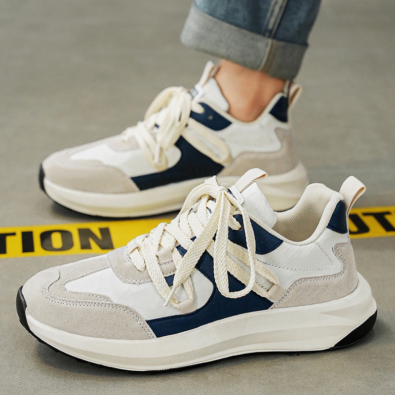 Men Sports Shoes Simple Style Versatile Design Sense Running Sneakers Triple Black Blue Green Free shipping