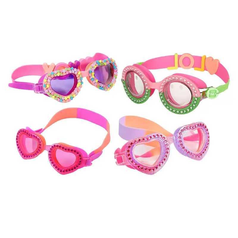 Waterproof Childrens Swimming Goggles Colorful Swimming Glasses Cute Kids Swim Training Goggle Anti Fog UV Protection Sunglasse Z250215