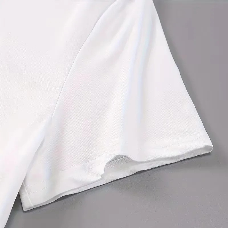 Designer Fashion Trend 2025 New Short Sleeved Valentine's Day T-shirt Men's And Women's Roundneck Top