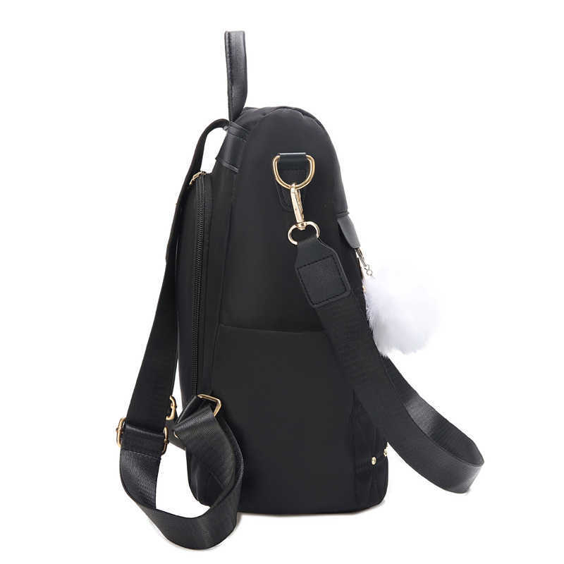 New Embroidered Diamond Grid Leisure Backpack Large Capacity Leisure Backpack Commuter Womens Bag