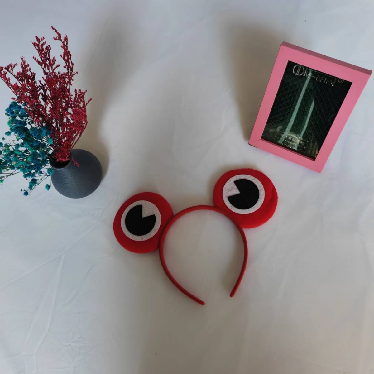 Children's Cartoon Big Eye Frog Crown Head Band for Parties & Kindergarten Performances