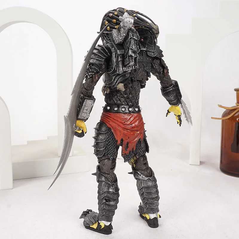 NECA Predator Concrete Jungle Action Figure SCARFACE Clan Leader Warrior Elder Chief Predator Collectable Toys Horror Gifts W250214