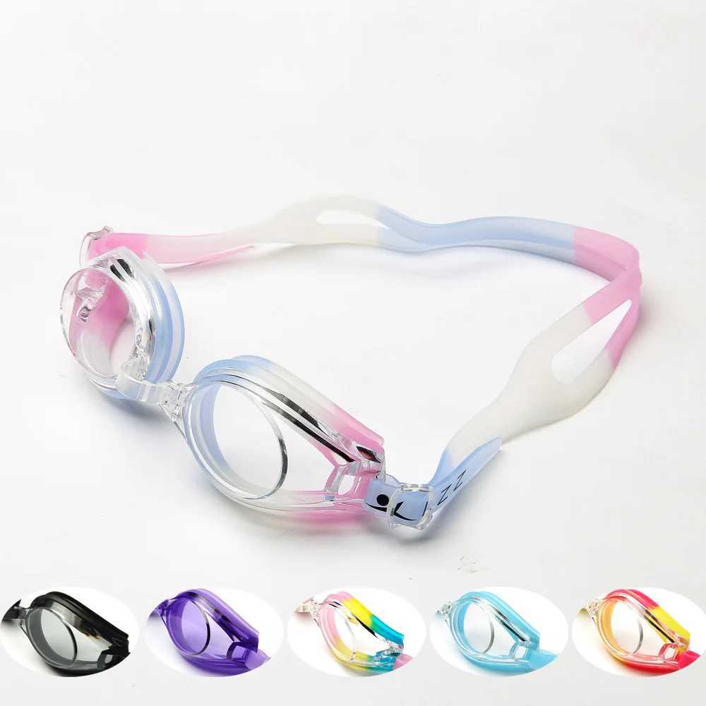 Adult Children Anti-fog Hd Swimming Goggles Candy Color Swim Goggles Manufacturers Silicone Kids Goggles Wholesale Z250215
