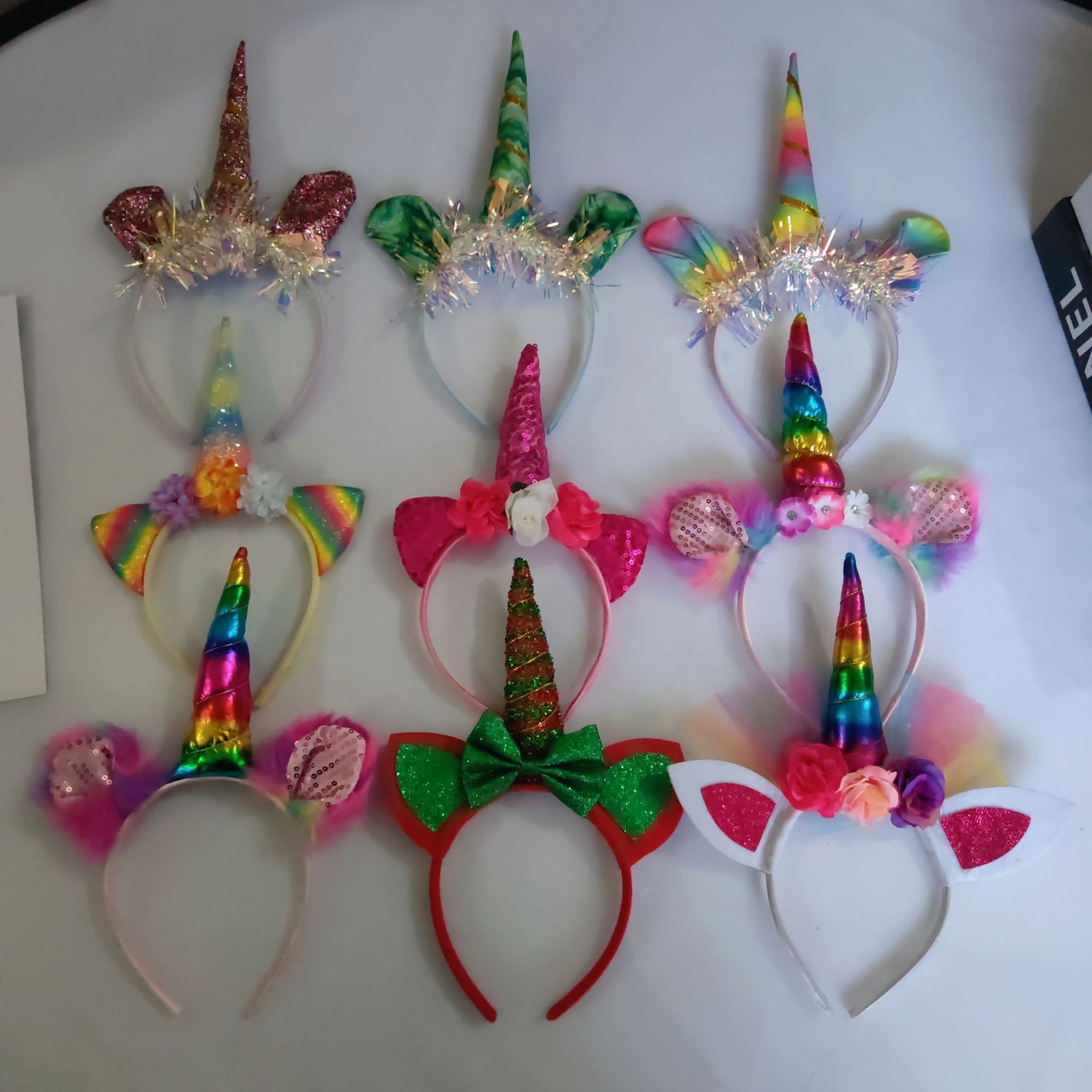 Cross-border New Design Mermaid Unicorn Hair Band with Cat Ear Decor for Parties