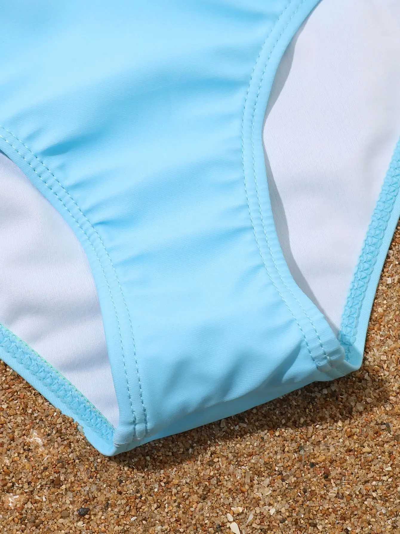 3 Pieces Tie Dry Bikini 2023 Girls Swimsuit With Pants Kids Swimwear Female Bathers Bathing Swimming Swim Suit BeachwearXJ250214