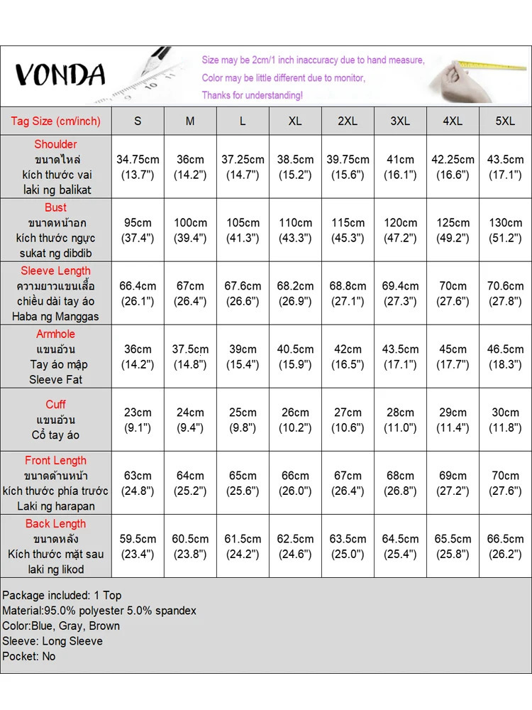 Plus Size 5XL VONDA Women Leopard Blouses Flare Long Sleeve Tops Elegant Pattern Shirts Sexy Fitting Blouses Casual Tunic 250210