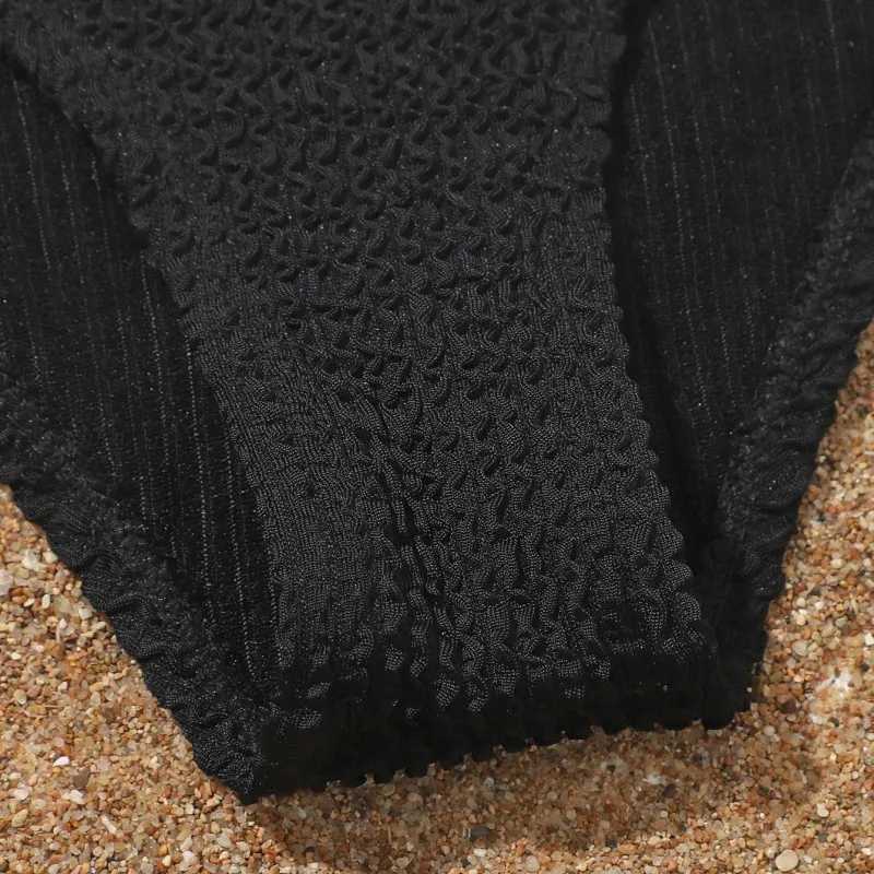 Summer Children Swimwear Girls Solid Fashion Cool Two Piece Swimsuit Kids Teenager Bikini Set Bathing Suit Seaside Beach WearXJ250214