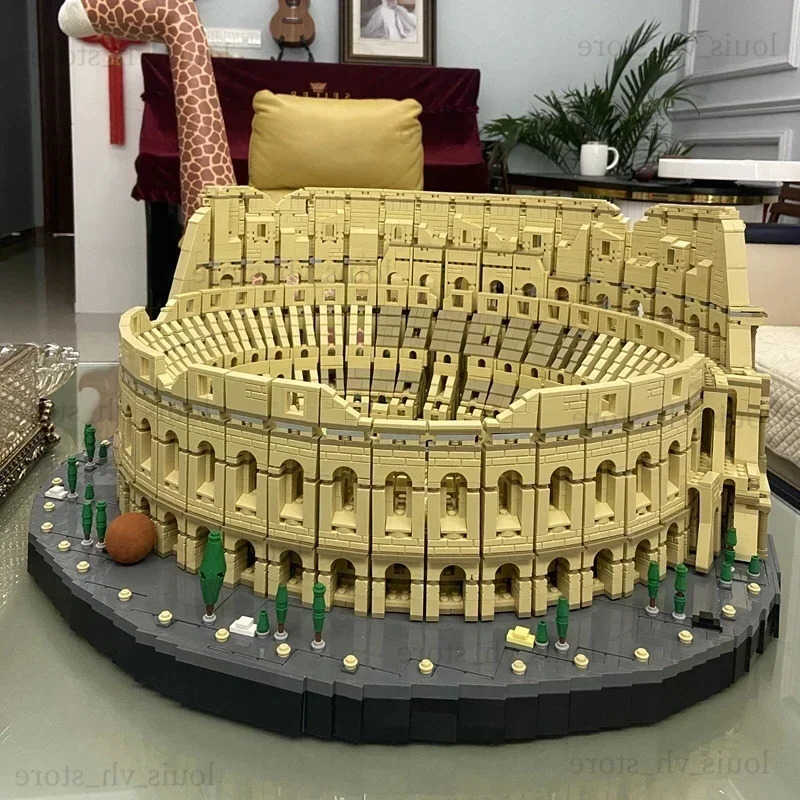 Blocks Blocks Blocks IN STOCK 9036Pcs 86000 Movie Series Architecture City The Italy Roman Colosseum Model Building Blocks 10276 Bricks Kids Toys H241 L251115