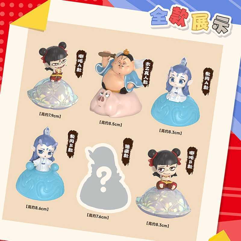MINISO Nezha Magic Boy Naohai Candy Toy Figure Blind Box Ornament Holiday Gifts