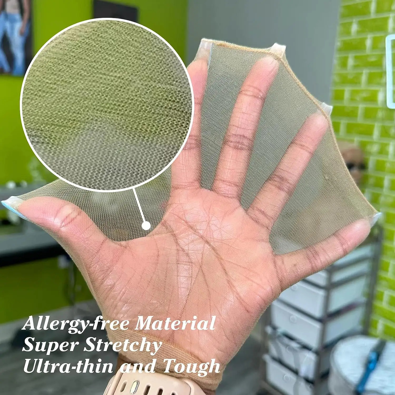 24Pcs12Bags HD Thin Stocking Wig Caps Soft Lightweight HD Wig Cap Breathable Stretchy Wig Caps Secure Your Hair for Women 250214