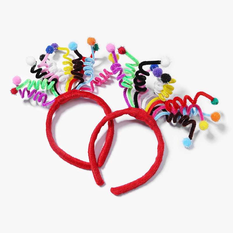Adorable Spring-Loaded Hair Band - Fun Party and Festival Decoration in Korean Style