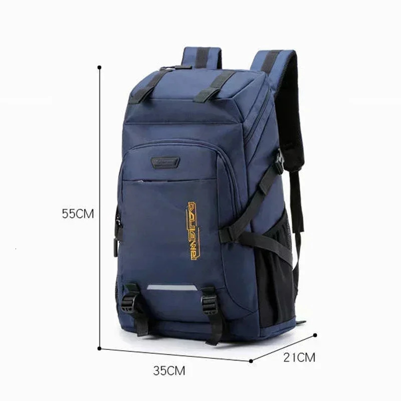 60L Outdoor Hiking Backpack Climbing Travel Rucksack Sports Camping Backpack Hiking School Bag Pack For Men and Women 250214