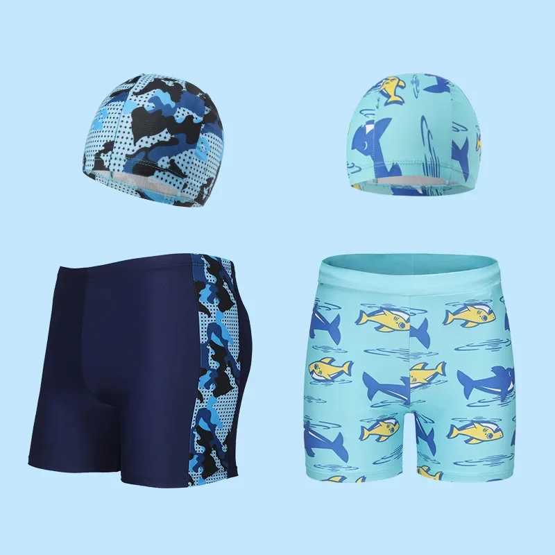 New Children Swimming Trunks for Boys Swimwear Quick-drying Short Kids Bathing Suits Boy Swimming Shorts Beach SwimwearsXJ250214