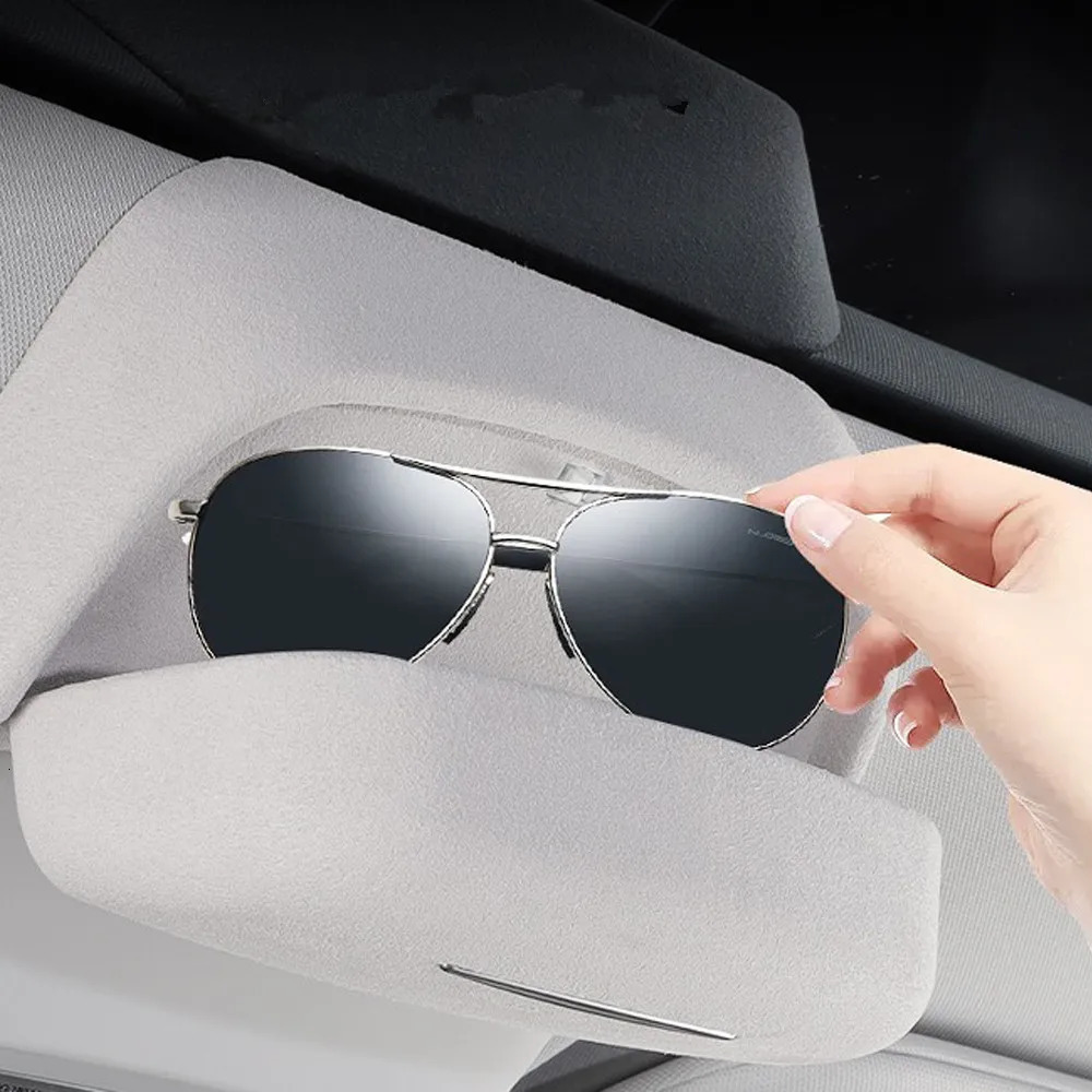 Car Suede Glasses Case Sunglasses Car Storage Clip Modification Car Roof Storage Interior Decoration Accessories For Xpeng G6 250213