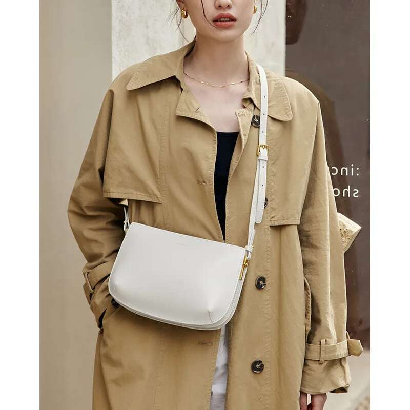 2024 Genuine Leather Women's Underarm Fashion Versatile Small Handbag High Quality Ladies Shoulder Crossbody Bags
