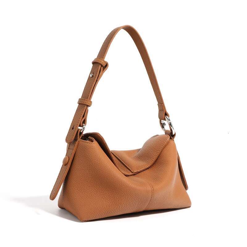 Genuine Leather New Underarm Head Layer Cowhide Crossbody Commuter Female Handbag Shoulder Bag