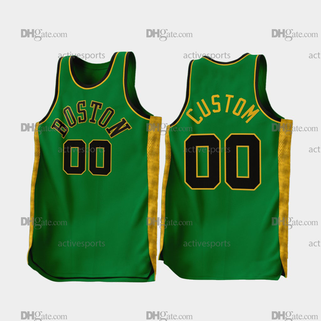 Mens Womens Youth Custom Tatum Basketball Jersey Holiday White Porzingis Brown Horford Pritchard Custom Stitched