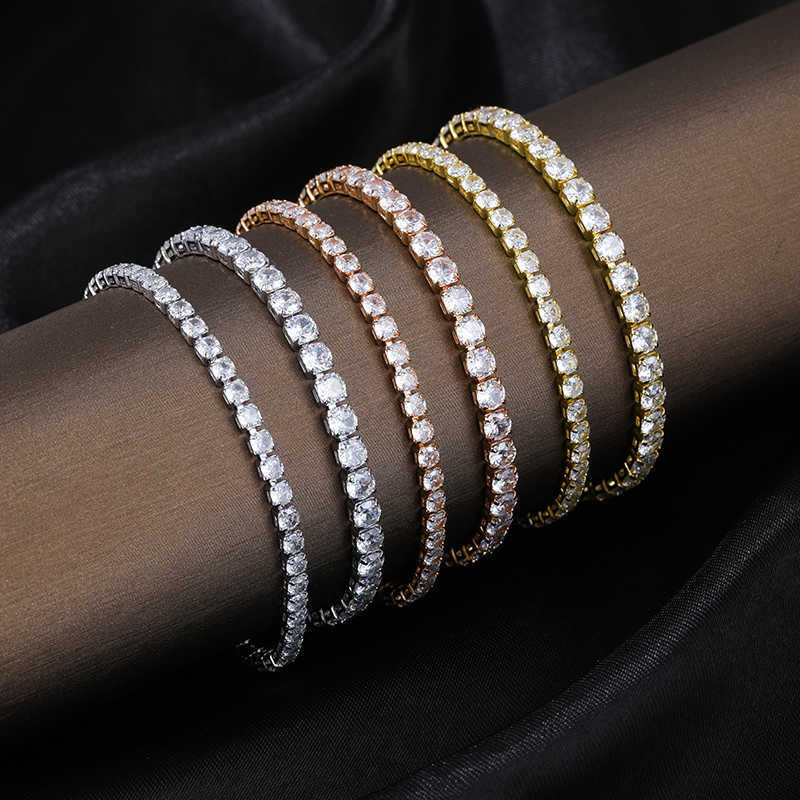 Pass Diamond Tester D Color Ice Out Moissanite Necklace 925 Silver Diamond Chain Vvs Moissanite Tennis Chain for Women and Men