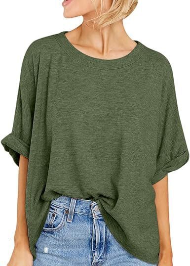 Designer Free Shipping Summer New Women Large Casual Short Sleeved Loose T-shirt Top