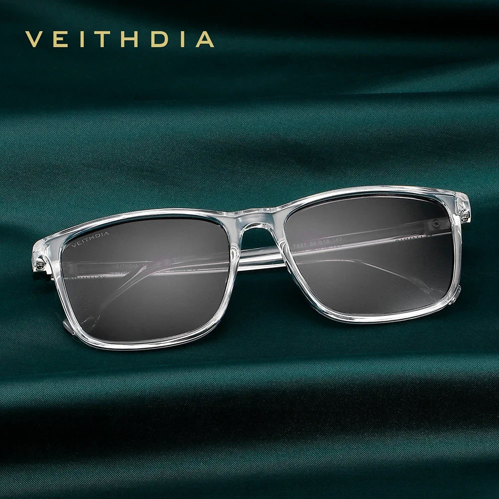 VEITHDIA Sunglasses Unisex Retro TR90 Sunglasses Polarized UV400 Lens Vintage Eyewear Sun Glasses For Men/Women 7521 250213