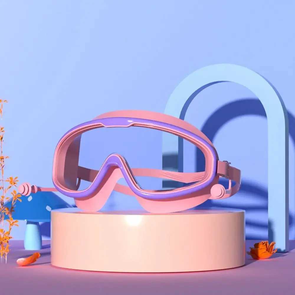 Swim Goggles for Kids Toddler 3-15 Anti Fog No Leak Clear Wide Vision Swim Glasses Boys Girls Pool Beach Swimming Accessories Z250215