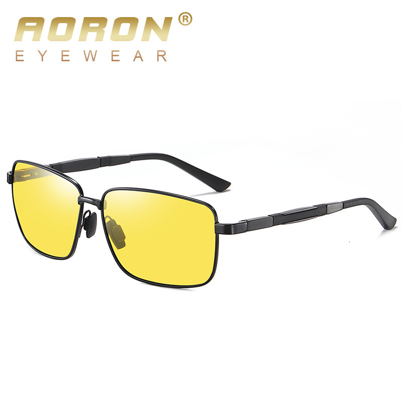 Fashion New Men's Metal Polarized Box Driver's Night Vision Glasses Anti UV designer sunglasses for women