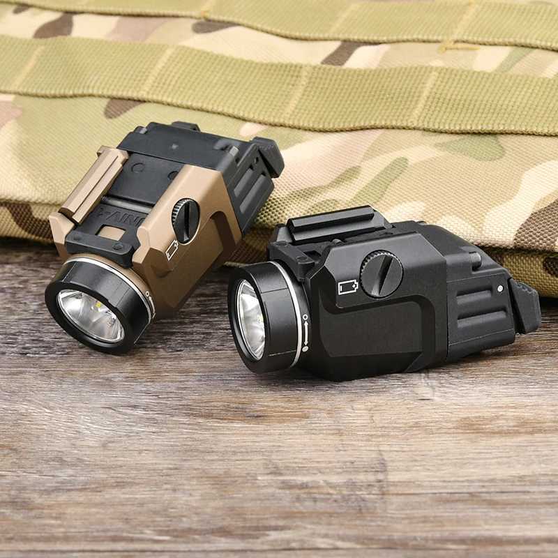 WADSN TR-7 X Mounted Light 800Lumens Hunting Weapon Airsoft Flashlight Includes High Low Padd Switches Fit 20mm Rail Lantern W250214