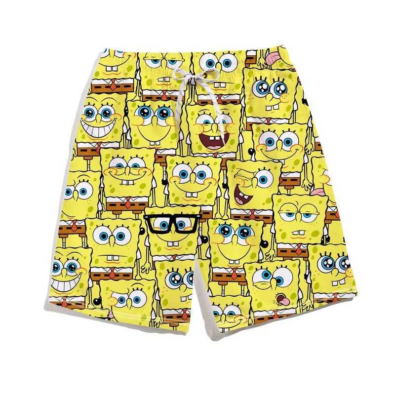 SquarePants Vacation Beach Pants Summer Couple SLeep Pants Quick drying Sports Pants Mens and Womens Casual Pants W250215