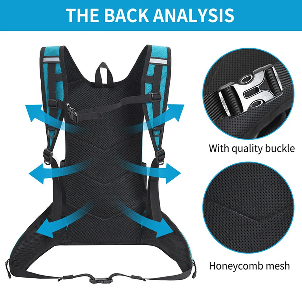 Outdoor Cycling Portable Waterproof Bicycle Bags Outdoor Sports Climbing Hiking Pouch MTB Bike Hydration Backpack 250214