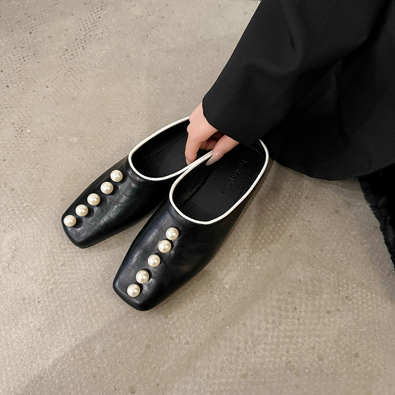 Women Casual Shoes Design Sense Simple Style Versatile Flat Bottom Triple Black Beige Free shipping