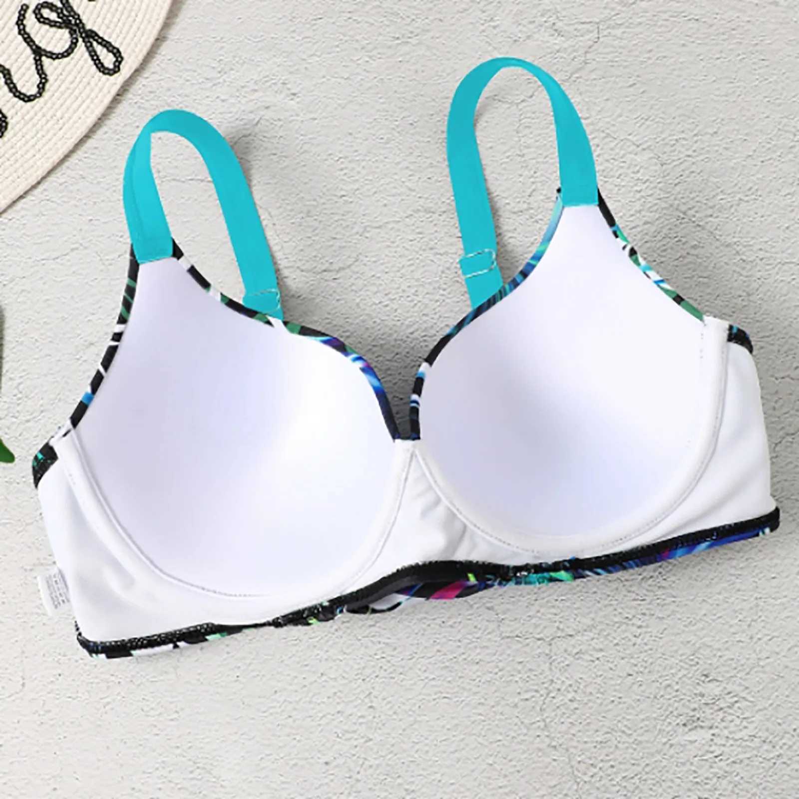 Tummy ControlSwimwear Plus Size Swimwear Plus Size Women Tankini Womens Botanical Print Sexy Swimsuit Bikini Womens ClothingW250214