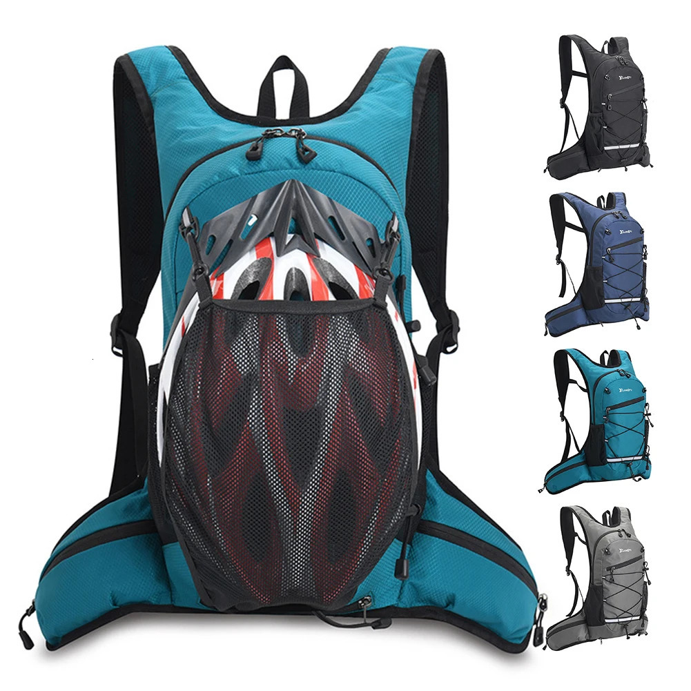Outdoor Cycling Portable Waterproof Bicycle Bags Outdoor Sports Climbing Hiking Pouch MTB Bike Hydration Backpack 250214