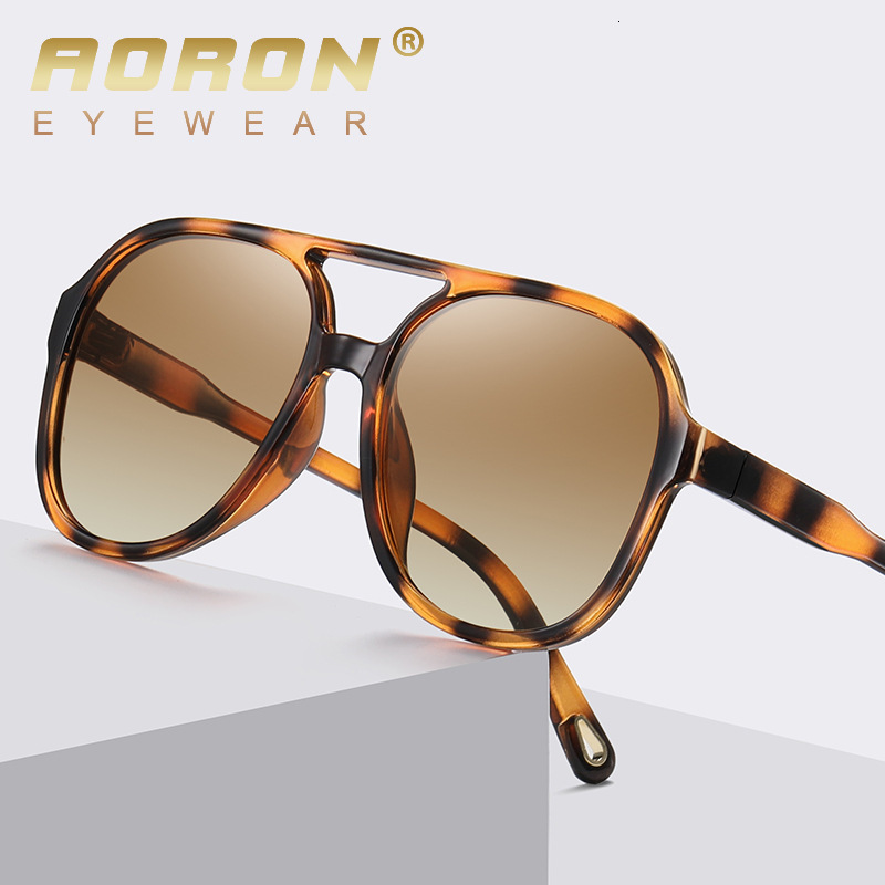 New round large frame men's and women's colorful fashion polarized TR90 designer sunglasses for women