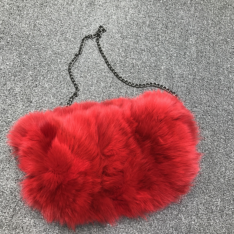 Autumn/Winter Women's Handbag Designer Handbag Warm Plush Multi Color Shoulder Bag Chain Shopper's Wallet 2025 New Women's Square Handb